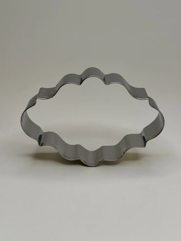 Oval Plaque Traditional Cookie Cutter - image 1