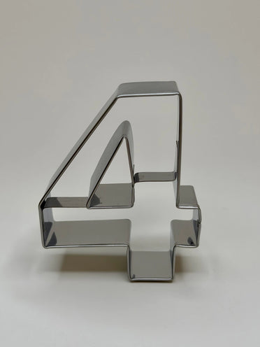 Number 4 Traditional Cookie Cutter - image 1