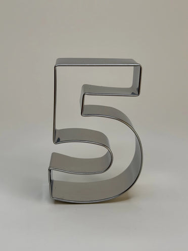 Number 5 Traditional Cookie Cutter - image 1