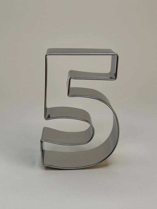 Number 5 Traditional Cookie Cutter - image 1