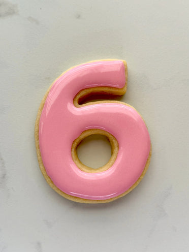 Number 6 Traditional Cookie Cutter - image 2