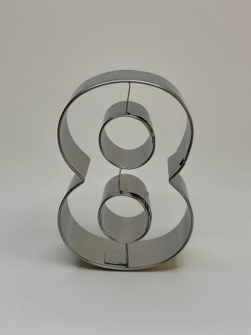 Number 8 Traditional Cookie Cutter - image 1