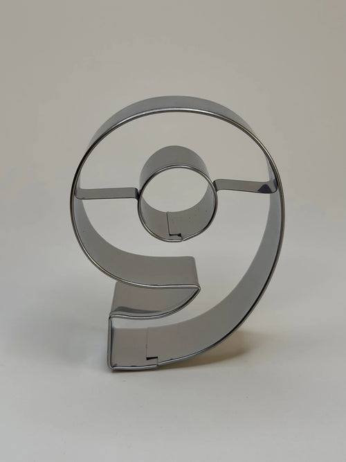 Number 9 Traditional Cookie Cutter - image 1
