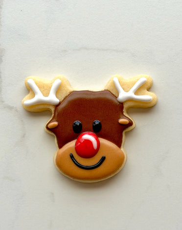 Reindeer Head Traditional Cookie Cutter - image 2