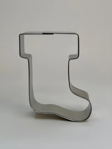 Santa Stocking Large Traditional Cookie Cutter - image 1