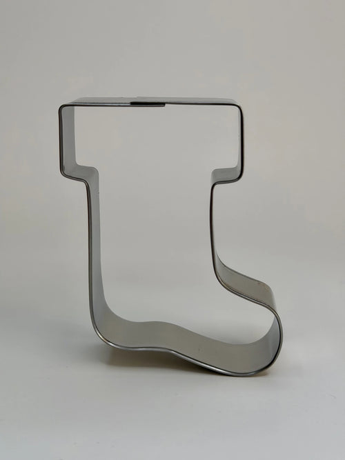 Santa Stocking Large Traditional Cookie Cutter - image 1